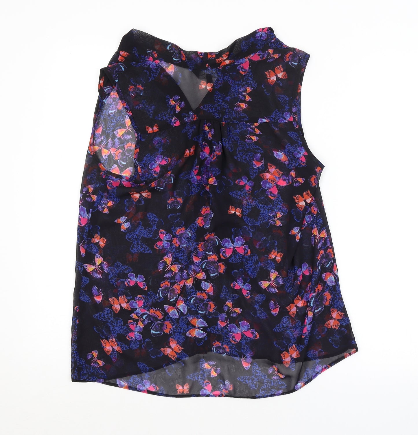 New Look Womens Multicoloured Animal Print  Basic Button-Up Size 12