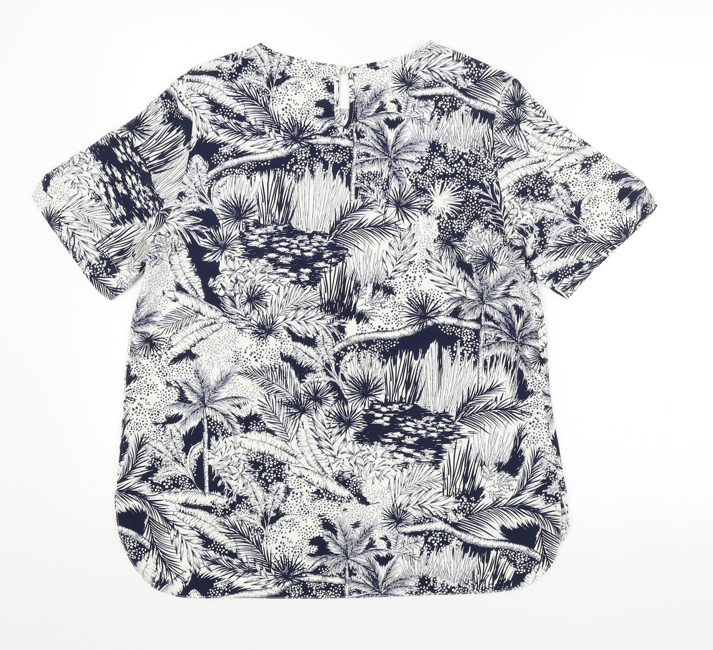 Primark Womens Blue Floral  Basic Blouse Size 12