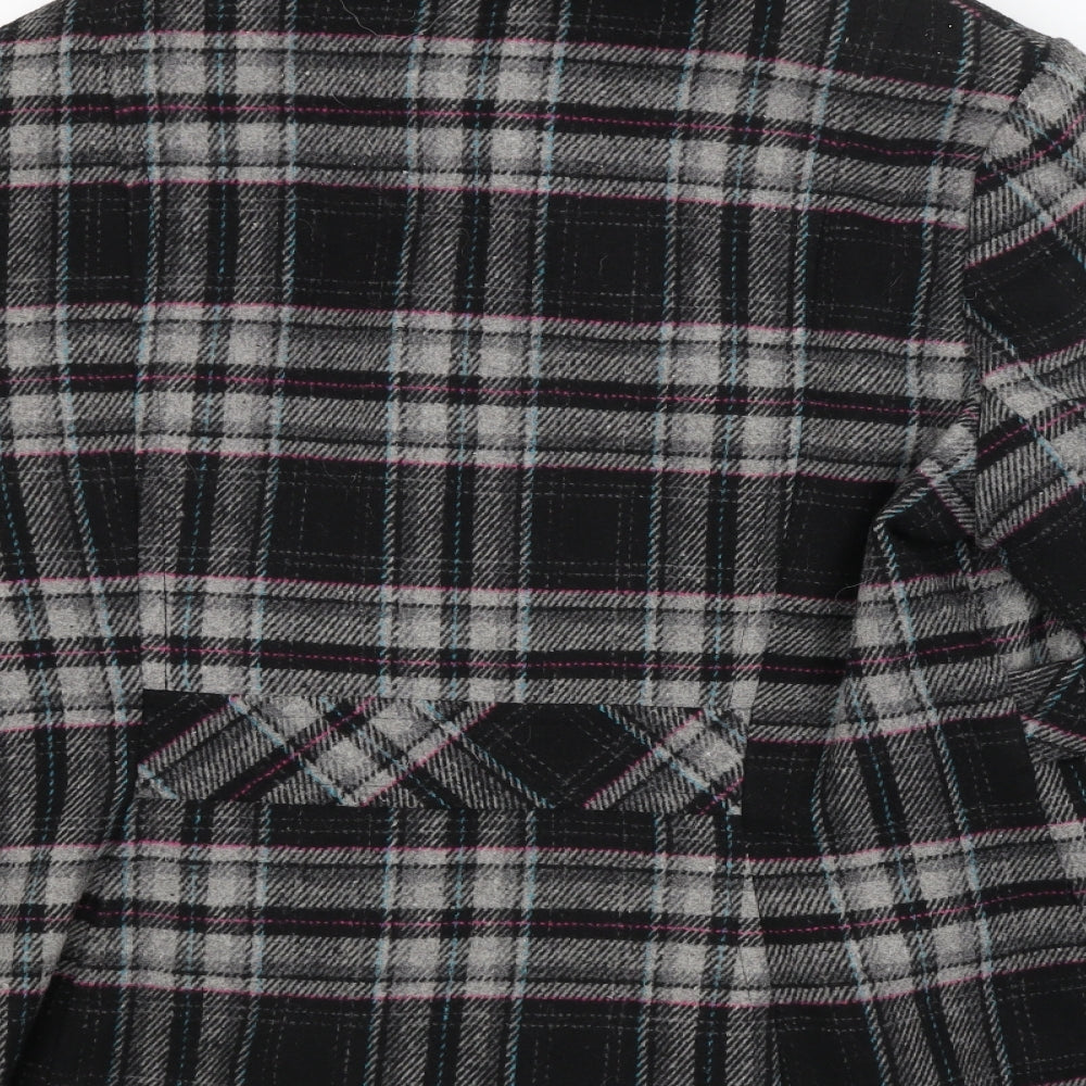 George Womens Grey Check  Pea Coat Coat Size 20