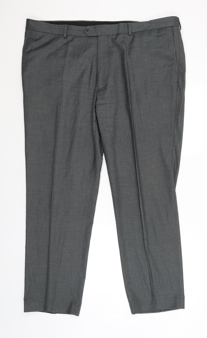 Dobell Womens Grey   Trousers  Size 44 L30 in