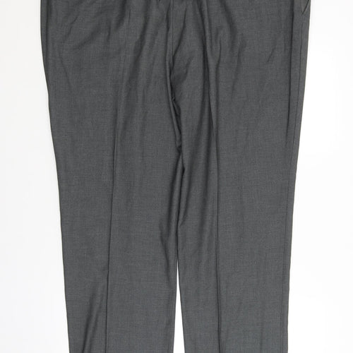 Dobell Womens Grey   Trousers  Size 44 L30 in