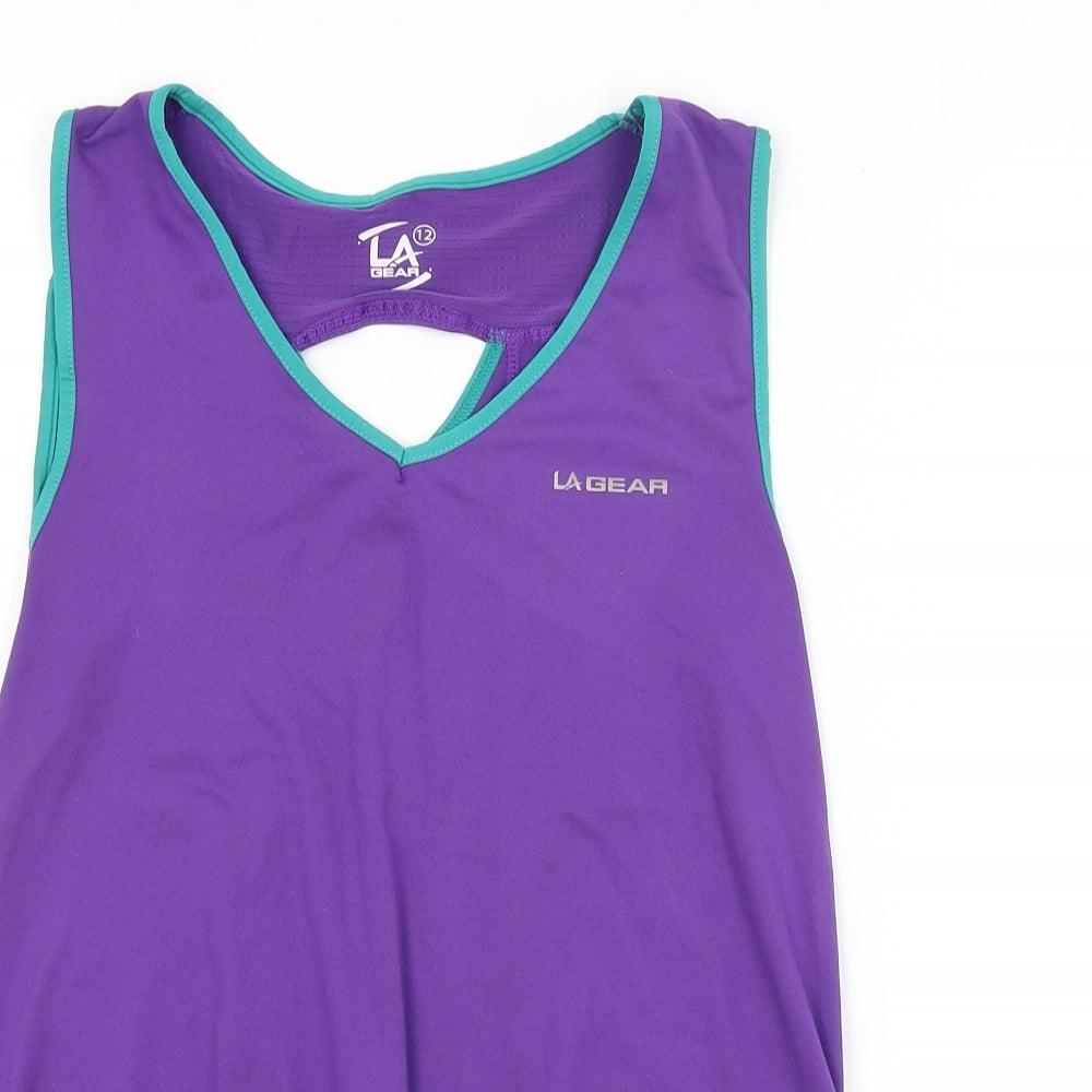 LA Gear Womens Purple   Basic Tank Size 12