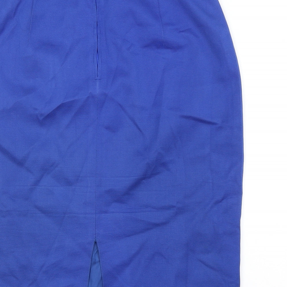 Louis Feraud Womens Blue   Straight & Pencil Skirt Size 12
