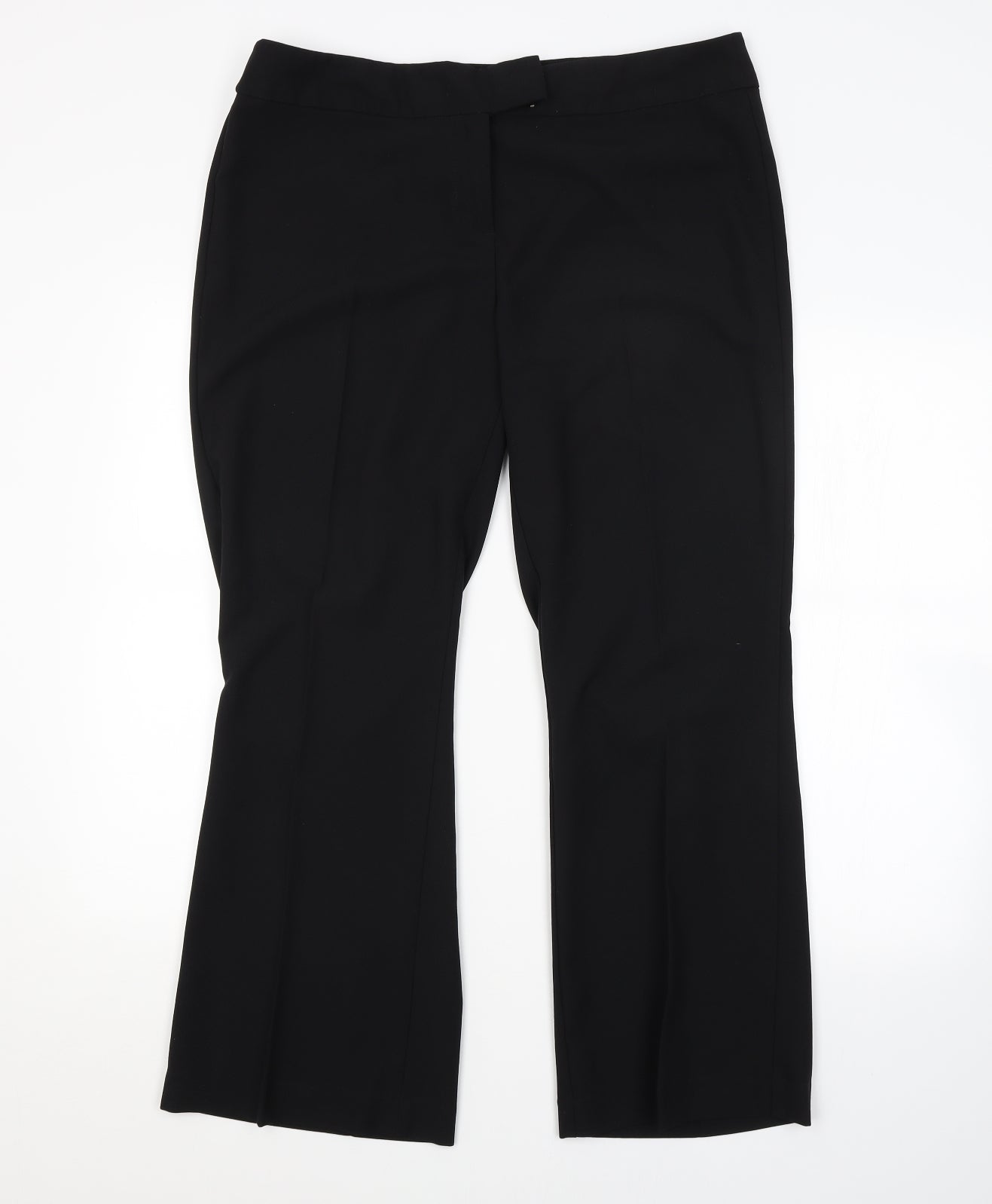 George Womens Black   Trousers  Size 16 L28 in