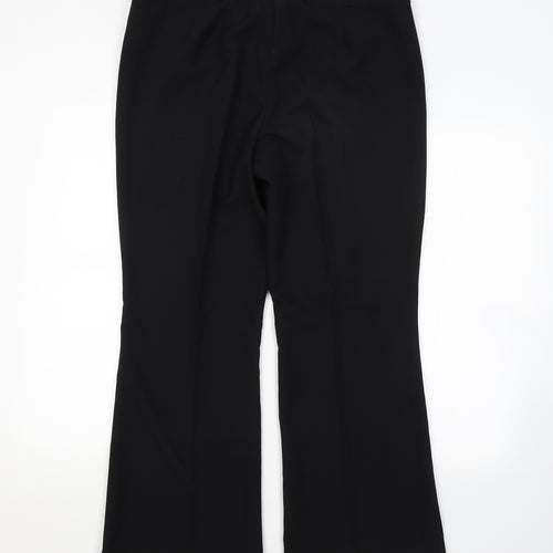 George Womens Black   Trousers  Size 16 L28 in