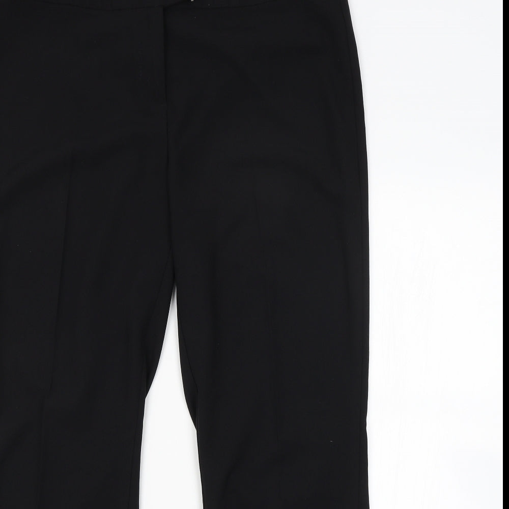 George Womens Black   Trousers  Size 16 L28 in