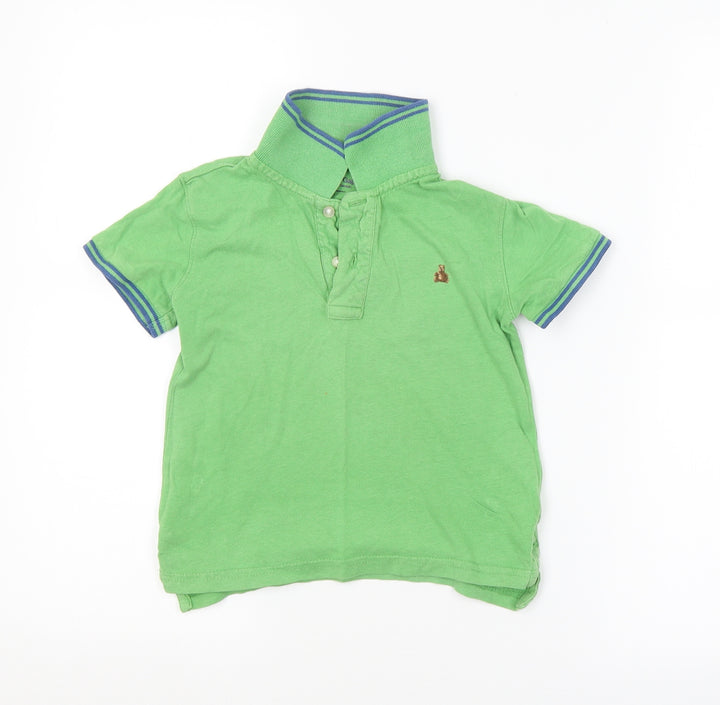 Gap Boys Green Basic Polo Size 4 Years
