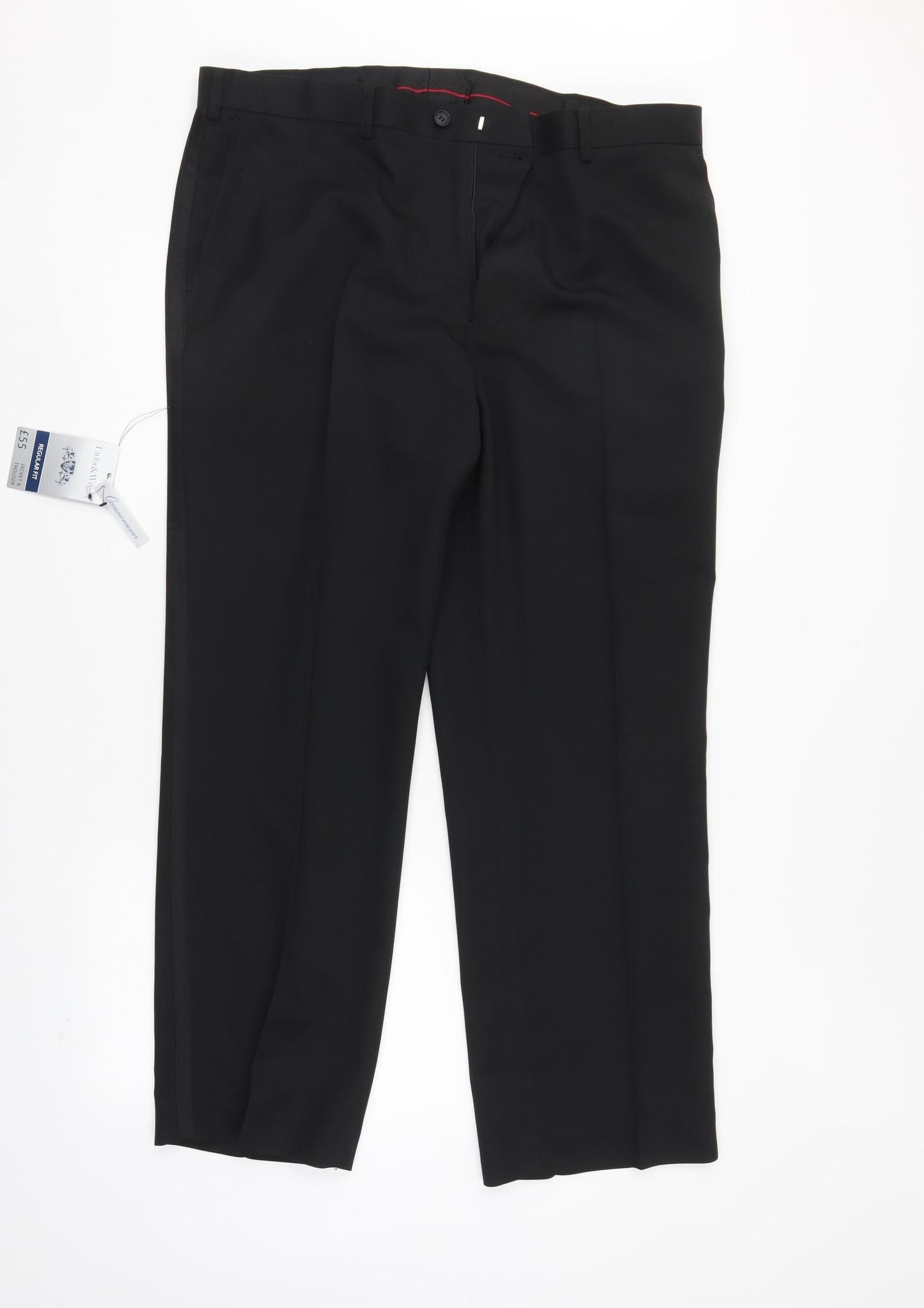 Matalan Mens Black    Suit Trousers Size 38 L29 in
