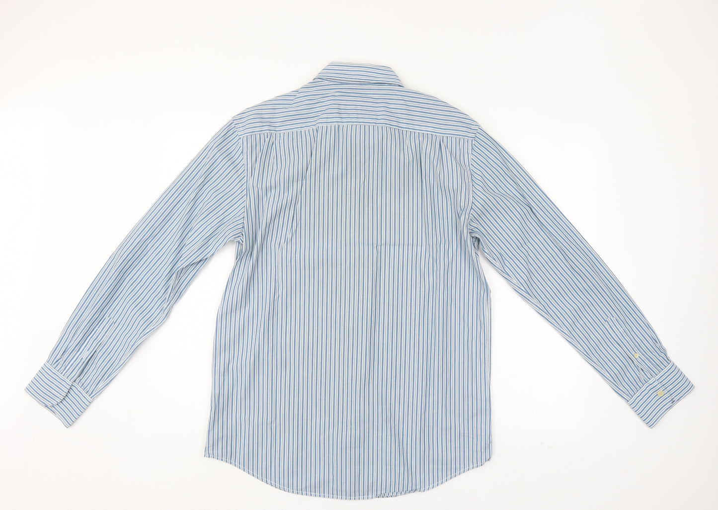 Howick Mens Blue Striped   Button-Up Size M