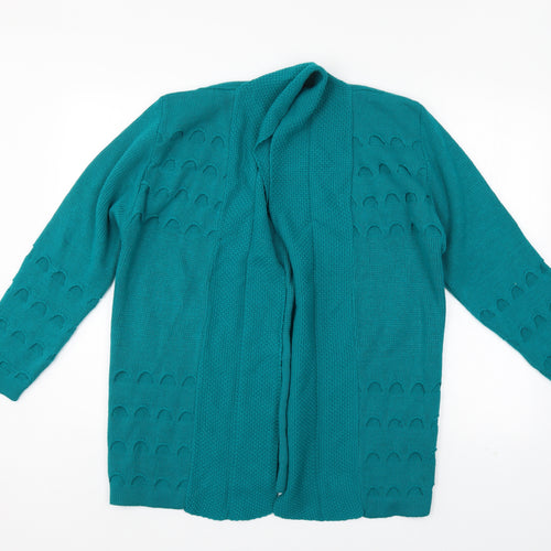 CHIC Womens Green   Cardigan Jumper Size XL