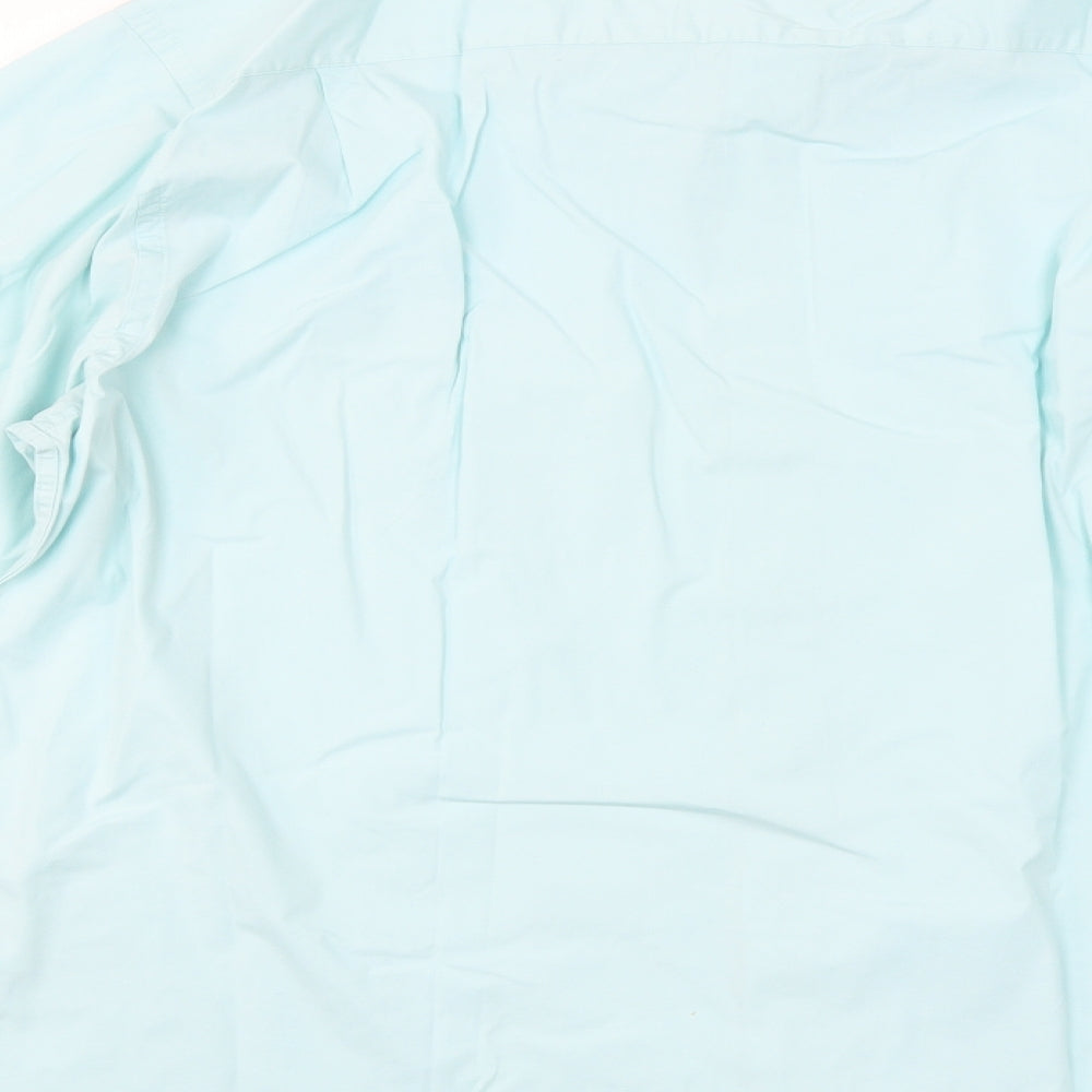 GREENWOODS Mens Blue    Dress Shirt