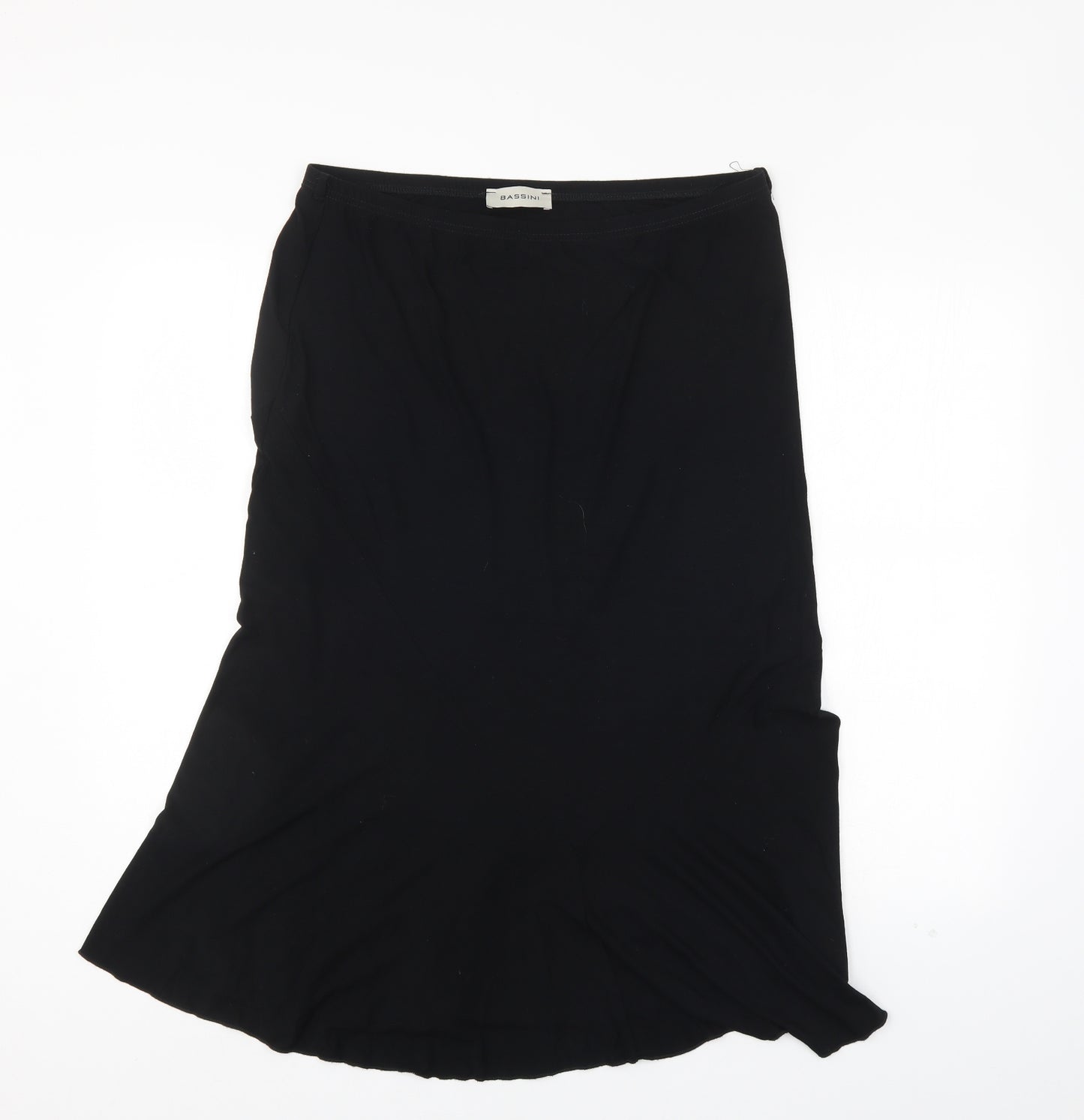 BASSINI Womens Black   Tulip Skirt Size 16