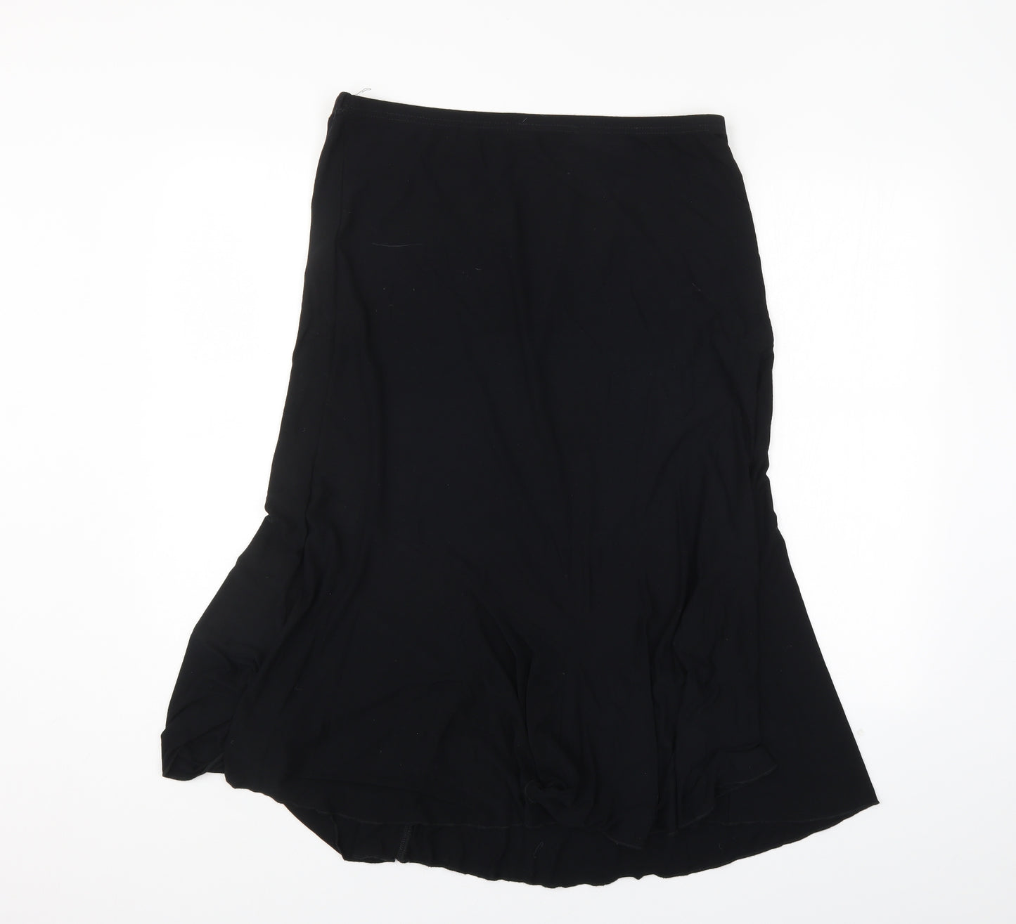 BASSINI Womens Black   Tulip Skirt Size 16