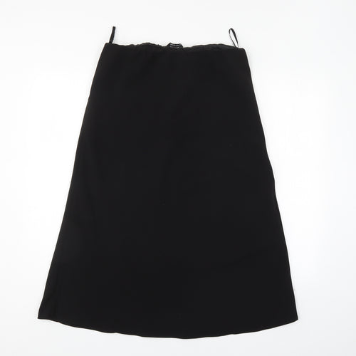 Janique Womens Black   A-Line Skirt Size 14