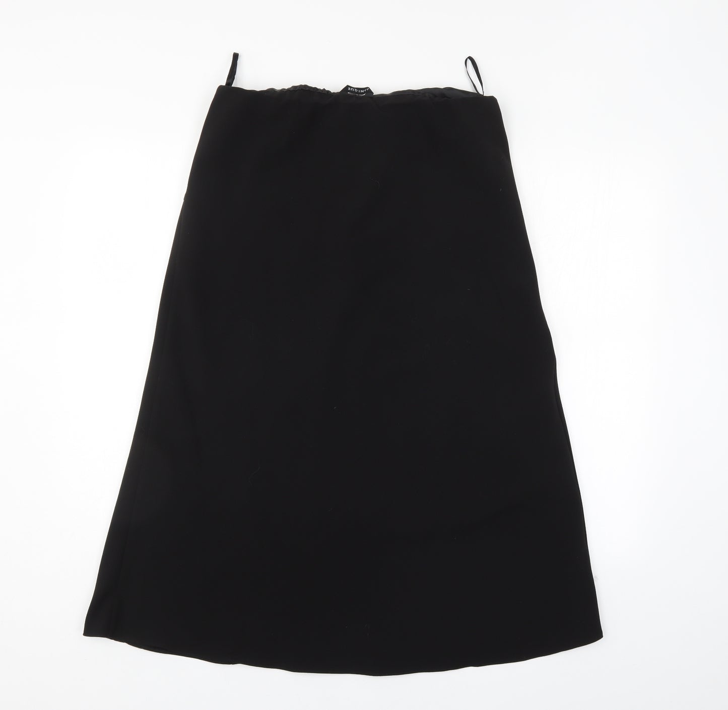 Janique Womens Black   A-Line Skirt Size 14