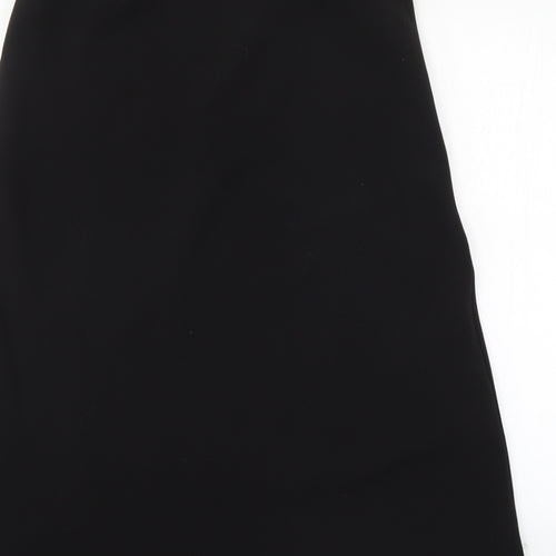Janique Womens Black   A-Line Skirt Size 14