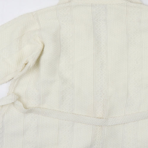 Twin Heart Womens White   Jacket Coatigan Size 20