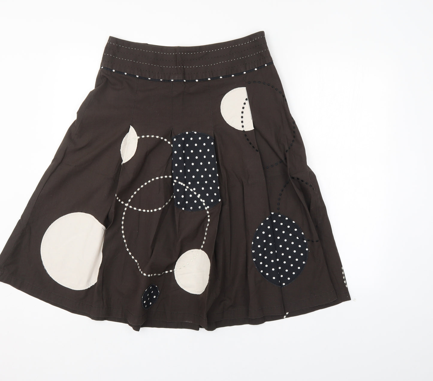 Phase Eight Womens Brown   A-Line Skirt Size 12