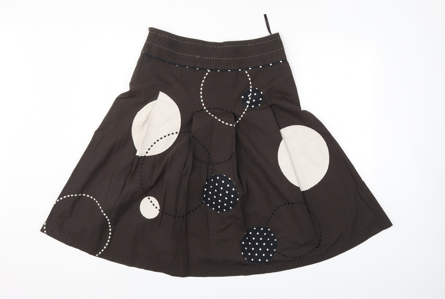 Phase Eight Womens Brown   A-Line Skirt Size 12