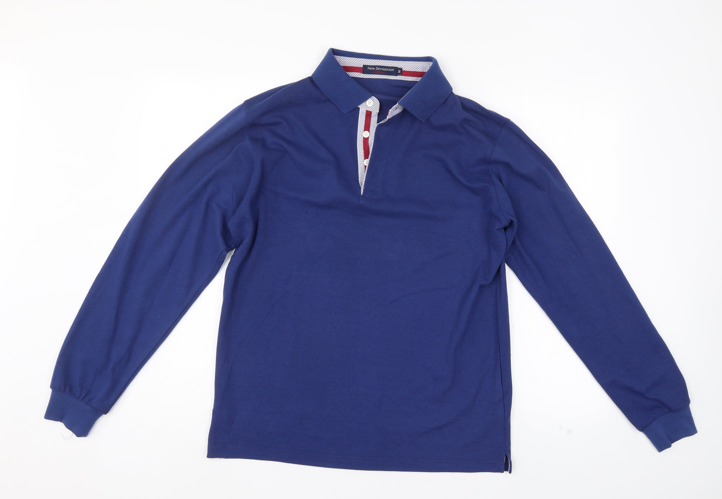 New Sensation Mens Blue    Polo Size M