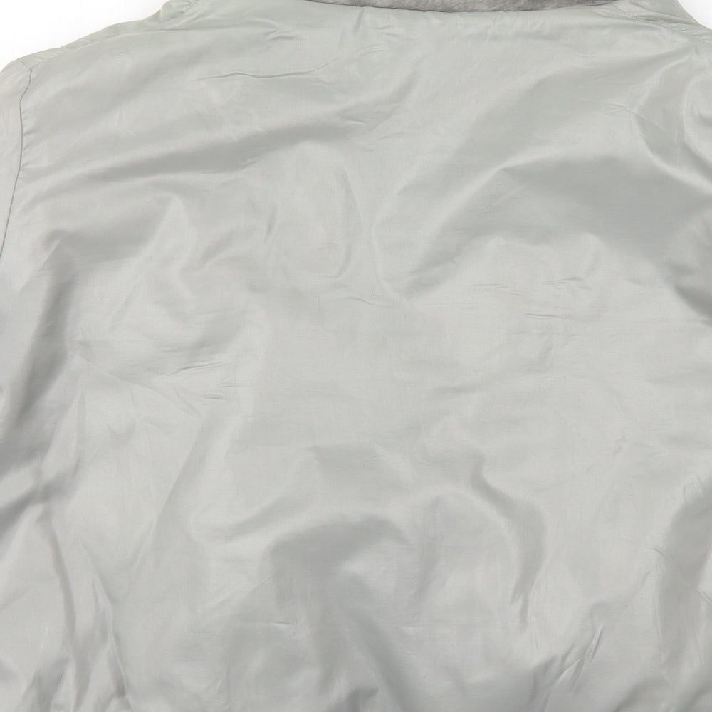 Preworn Womens Silver   Jacket Coat Size 18