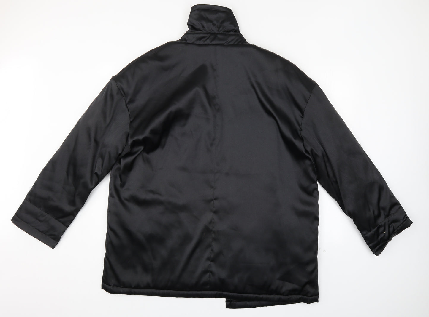 Preworn Womens Black   Anorak Coat Size 18