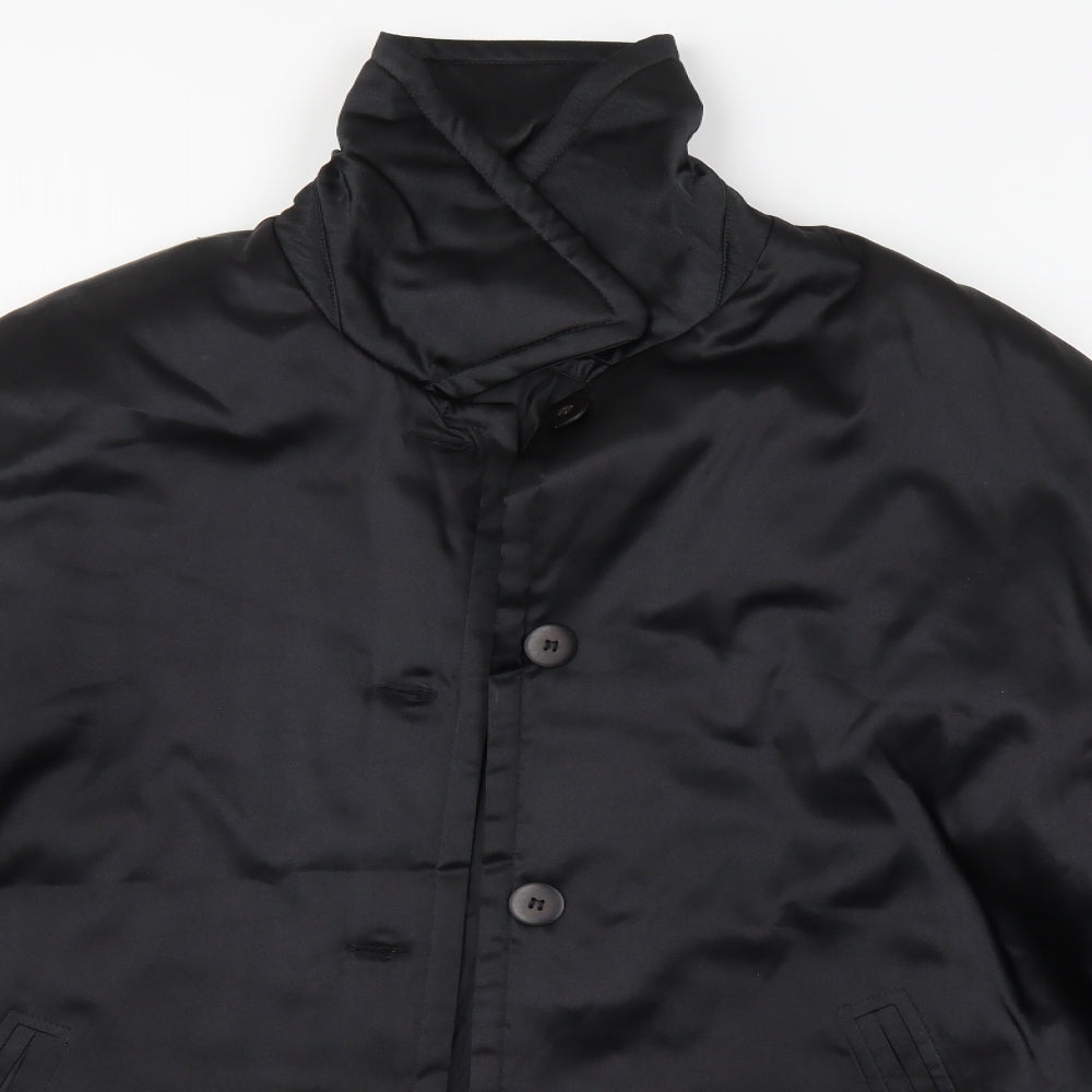 Preworn Womens Black   Anorak Coat Size 18