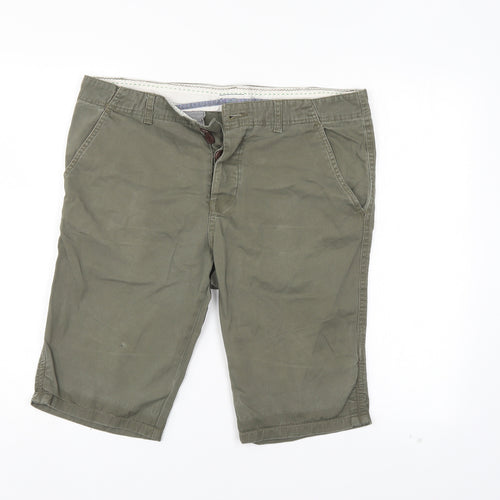 New Look Mens Green   Chino Shorts Size 36
