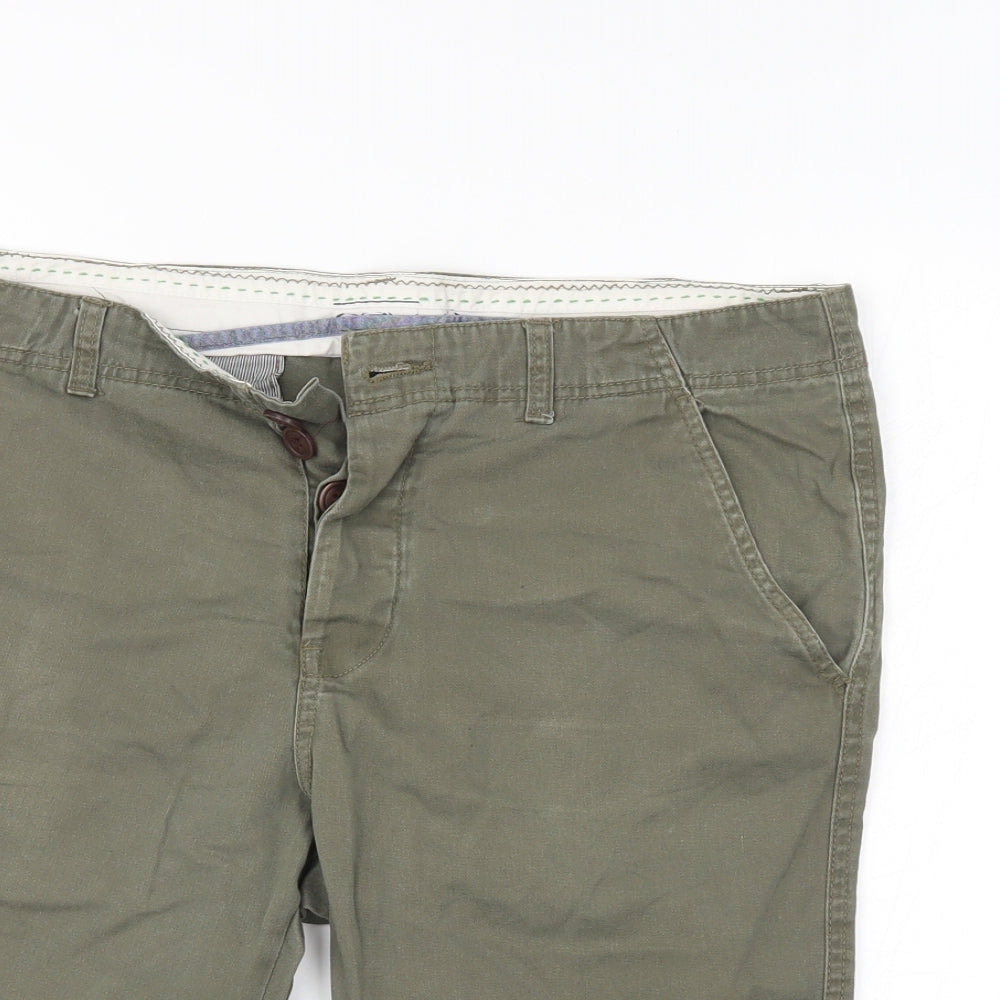 New Look Mens Green   Chino Shorts Size 36