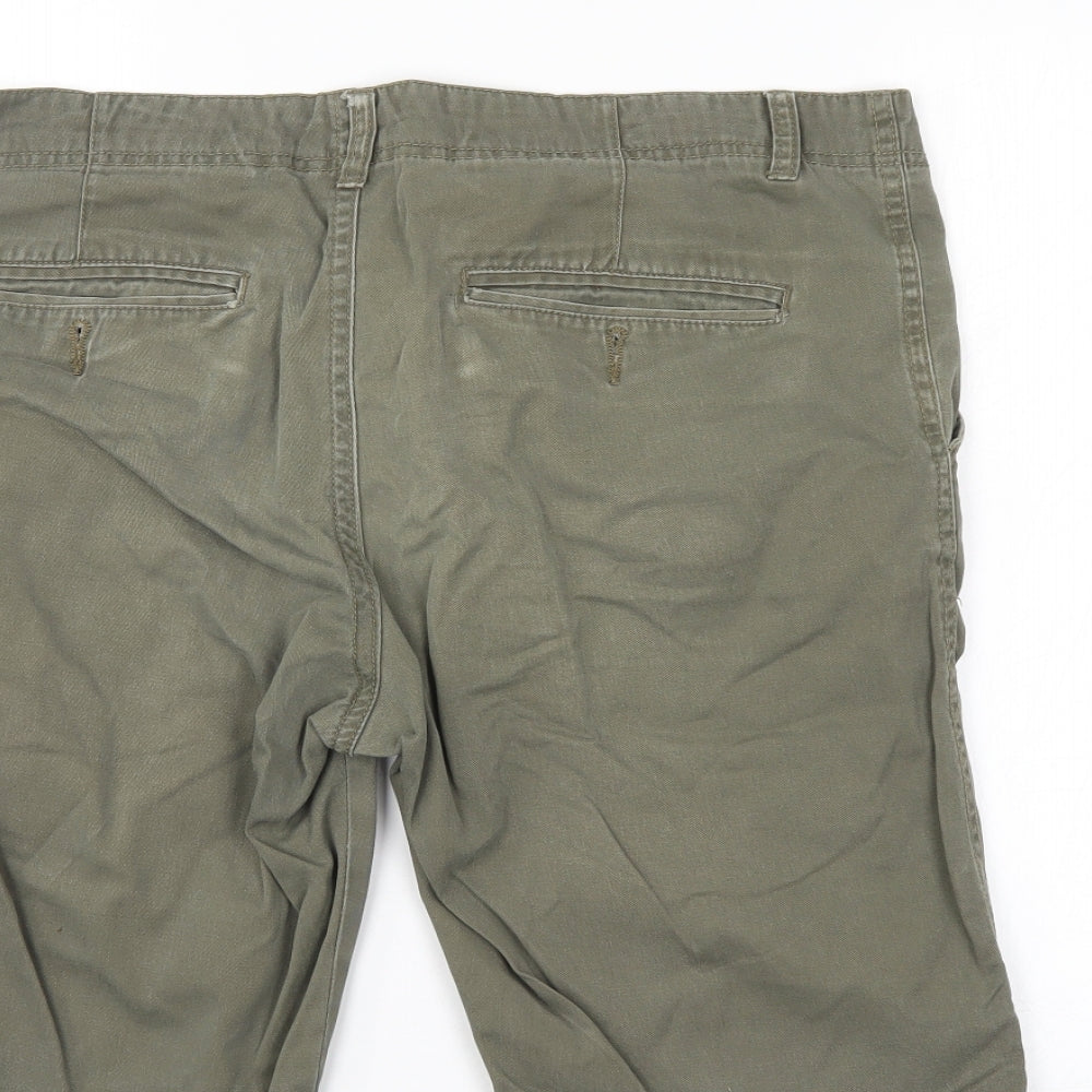 New Look Mens Green   Chino Shorts Size 36