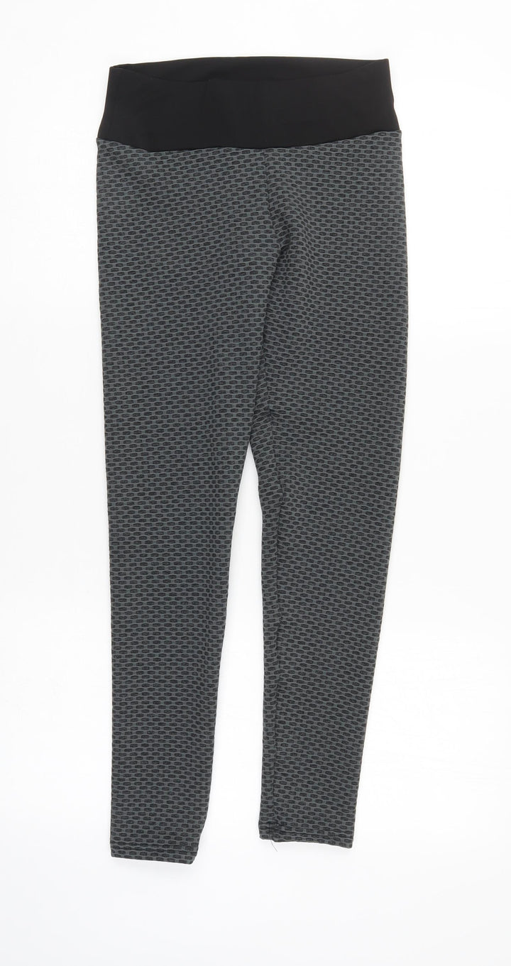 Preworn Womens Grey Leggings Size S L28 in