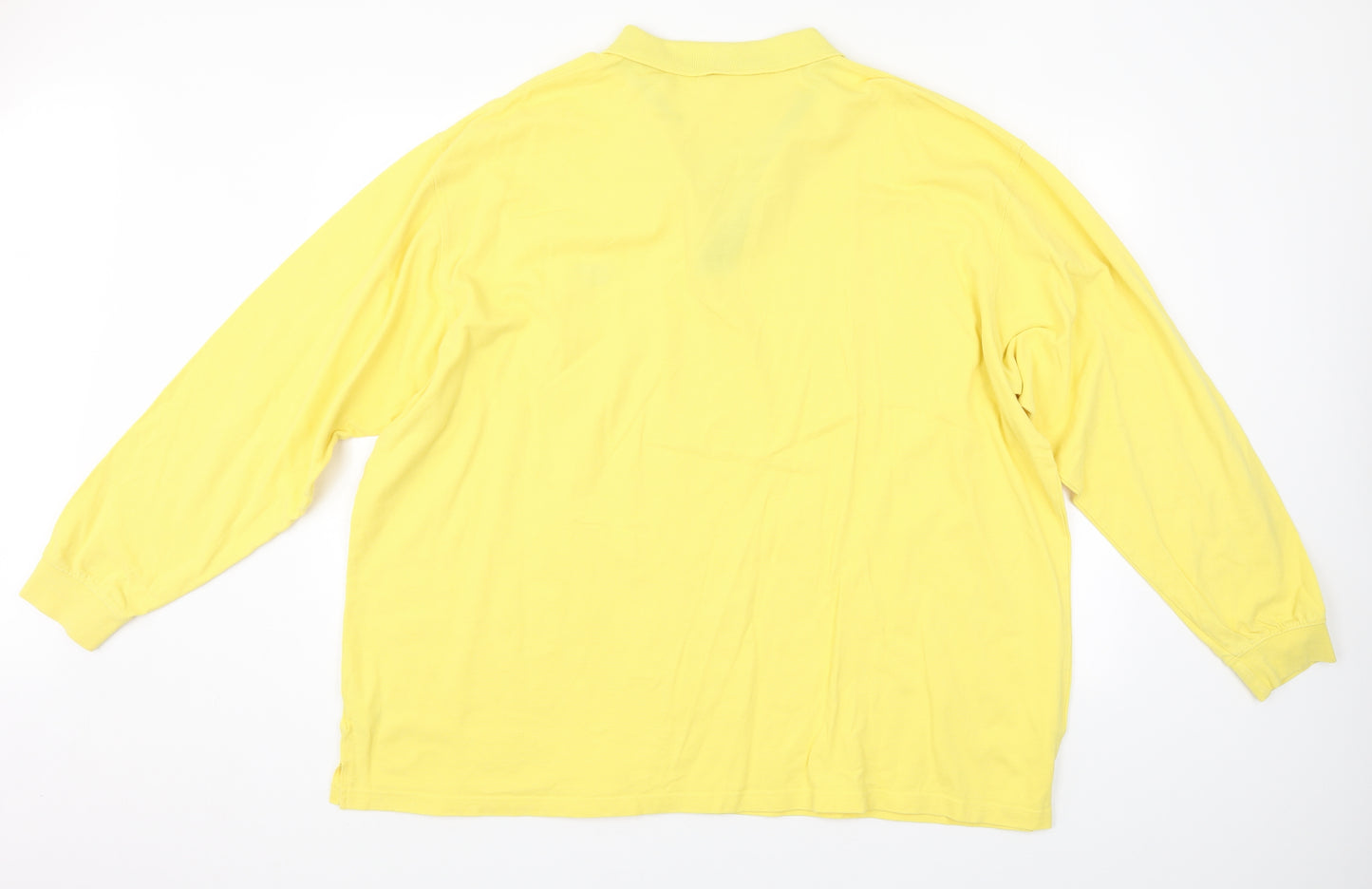 Cotton Traders Mens Yellow    Polo Size 4XL