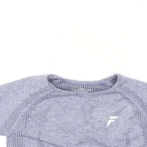 Preworn Womens Blue   Pullover T-Shirt Size L