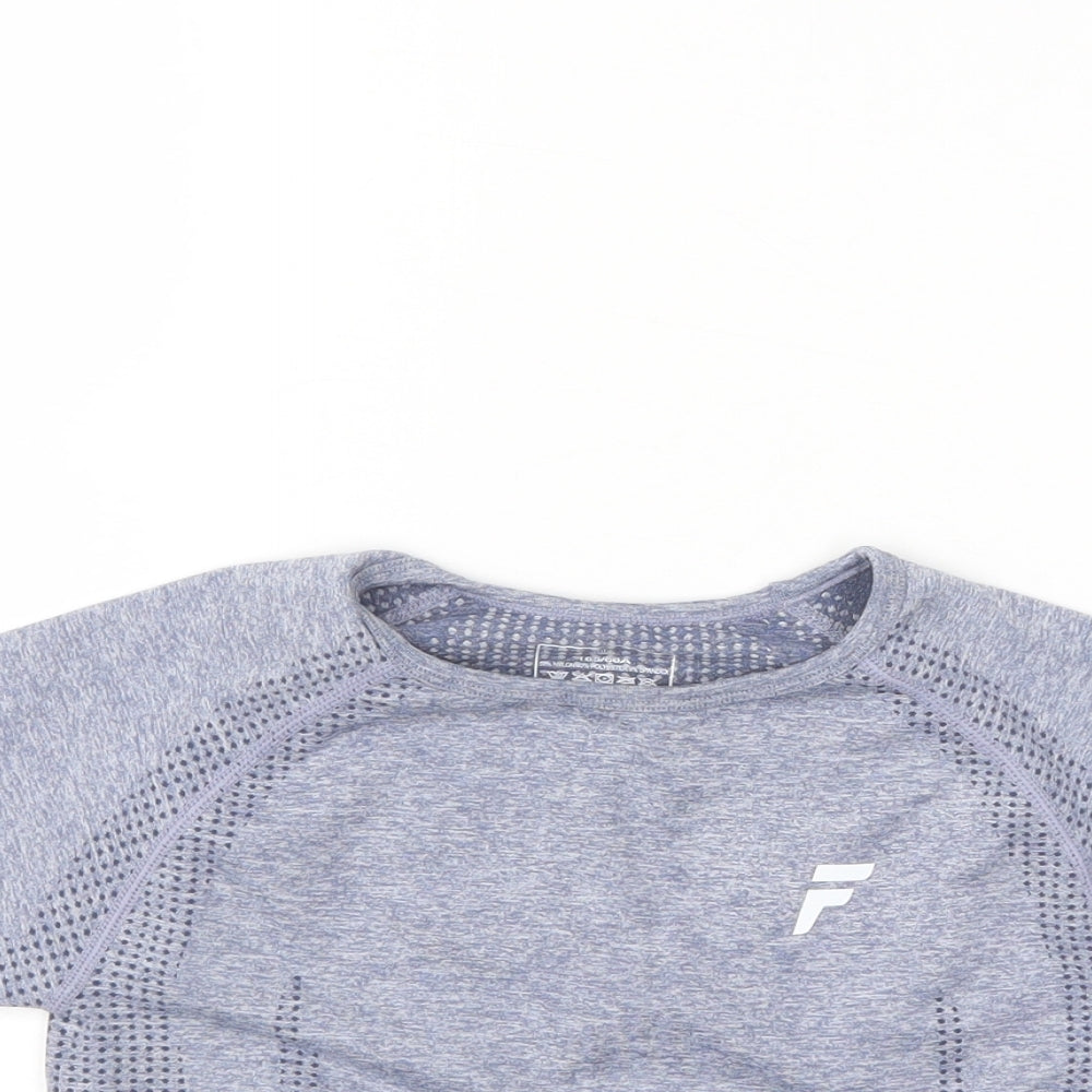 Preworn Womens Blue   Pullover T-Shirt Size L