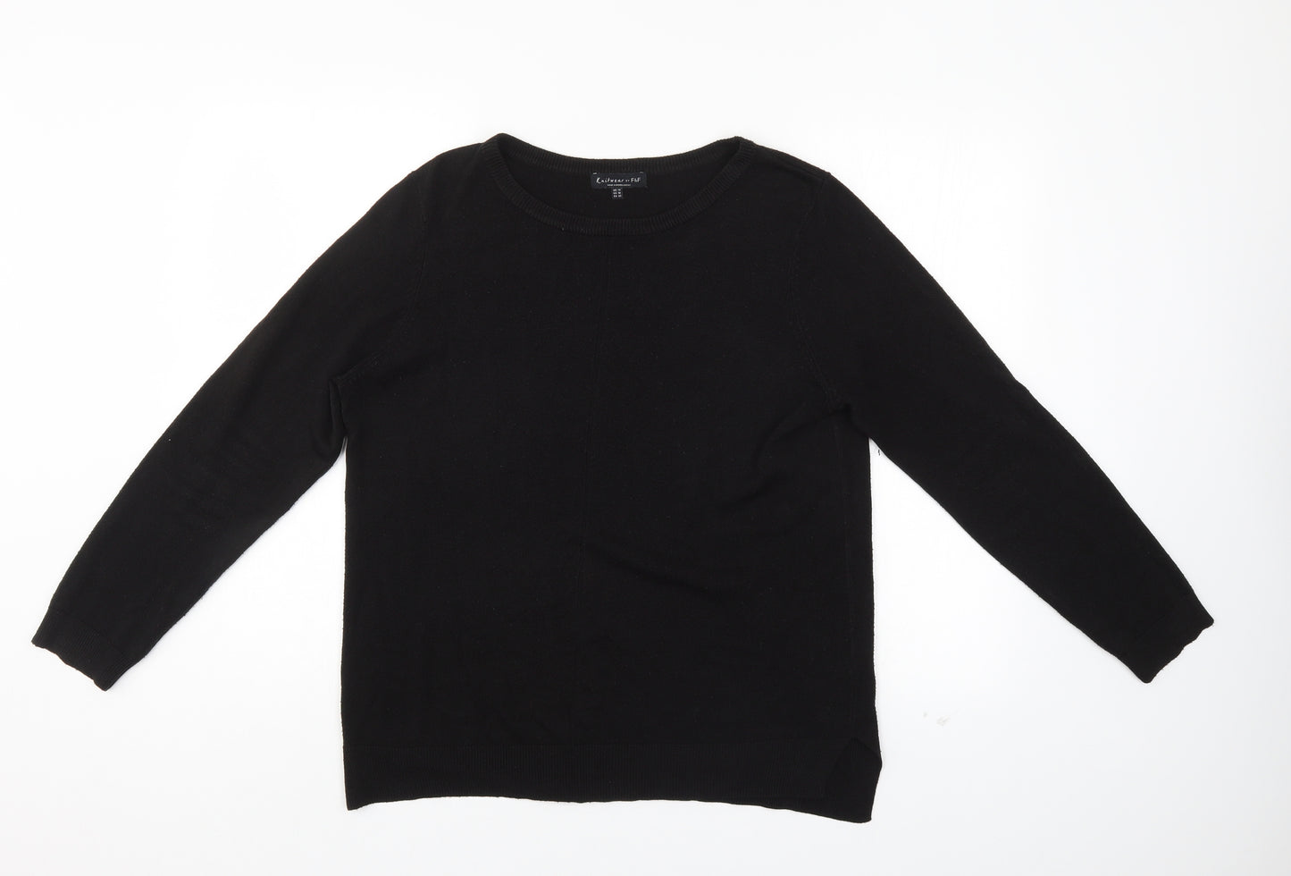 F&F Womens Black   Pullover Jumper Size 14