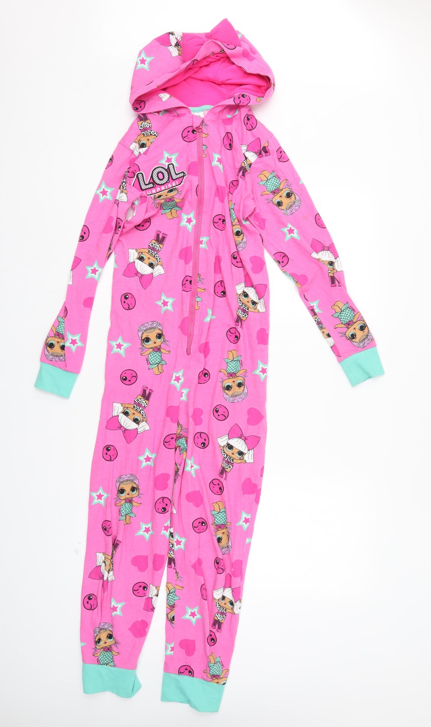 LOL Girls Pink    One Piece Size 11-12 Years