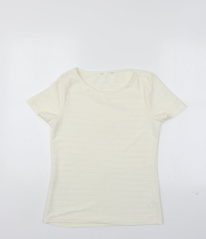 BHS Womens Ivory   Basic Blouse Size 8