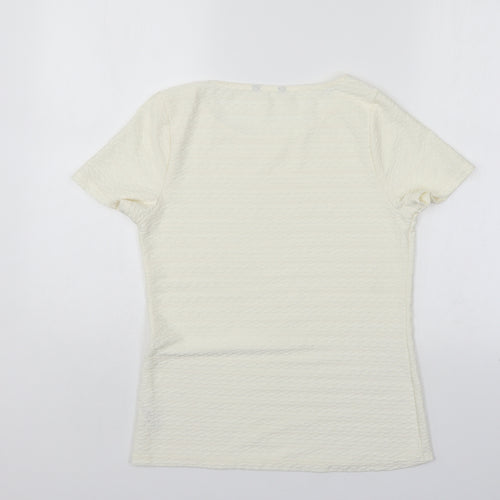 BHS Womens Ivory   Basic Blouse Size 8