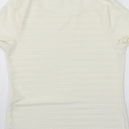 BHS Womens Ivory   Basic Blouse Size 8