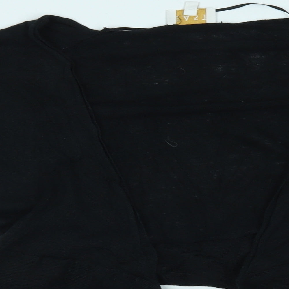 EAST Womens Black   Cardigan Jumper Size M  - cropped