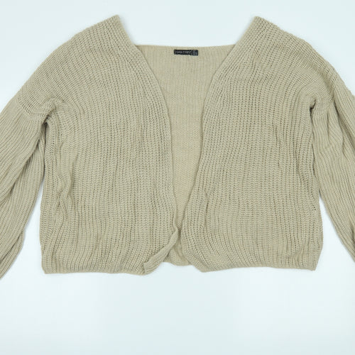 I SAW IT FIRST Womens Beige   Cardigan Jumper Size 12