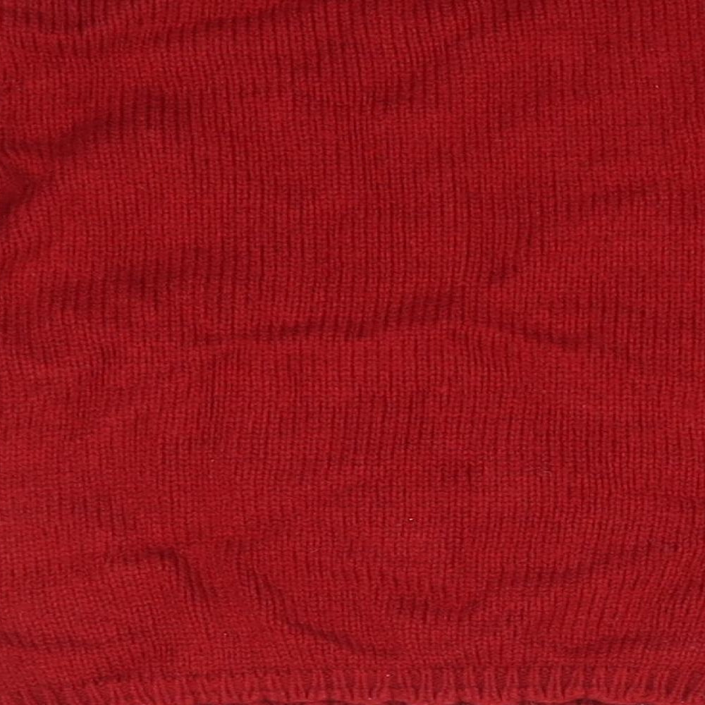 George Baby Red   Pullover Jumper Size 12-18 Months  - christmas, reindeer
