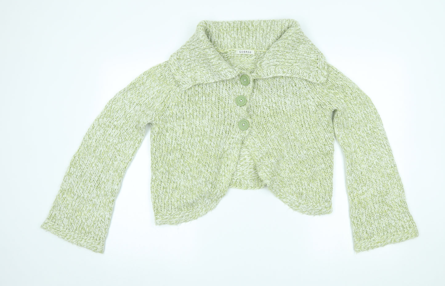 George Womens Green   Cardigan Jumper Size 16