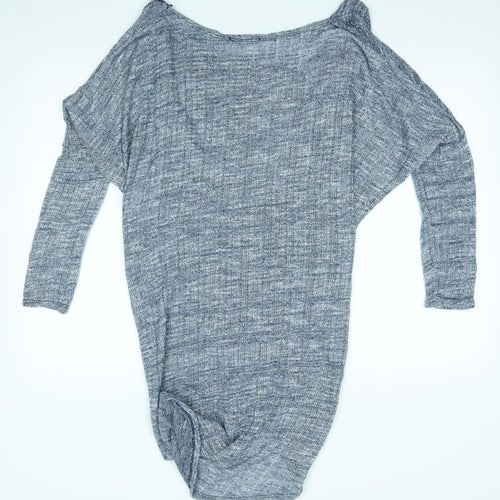 LV Clothing Womens Grey   Pullover Jumper One Size
