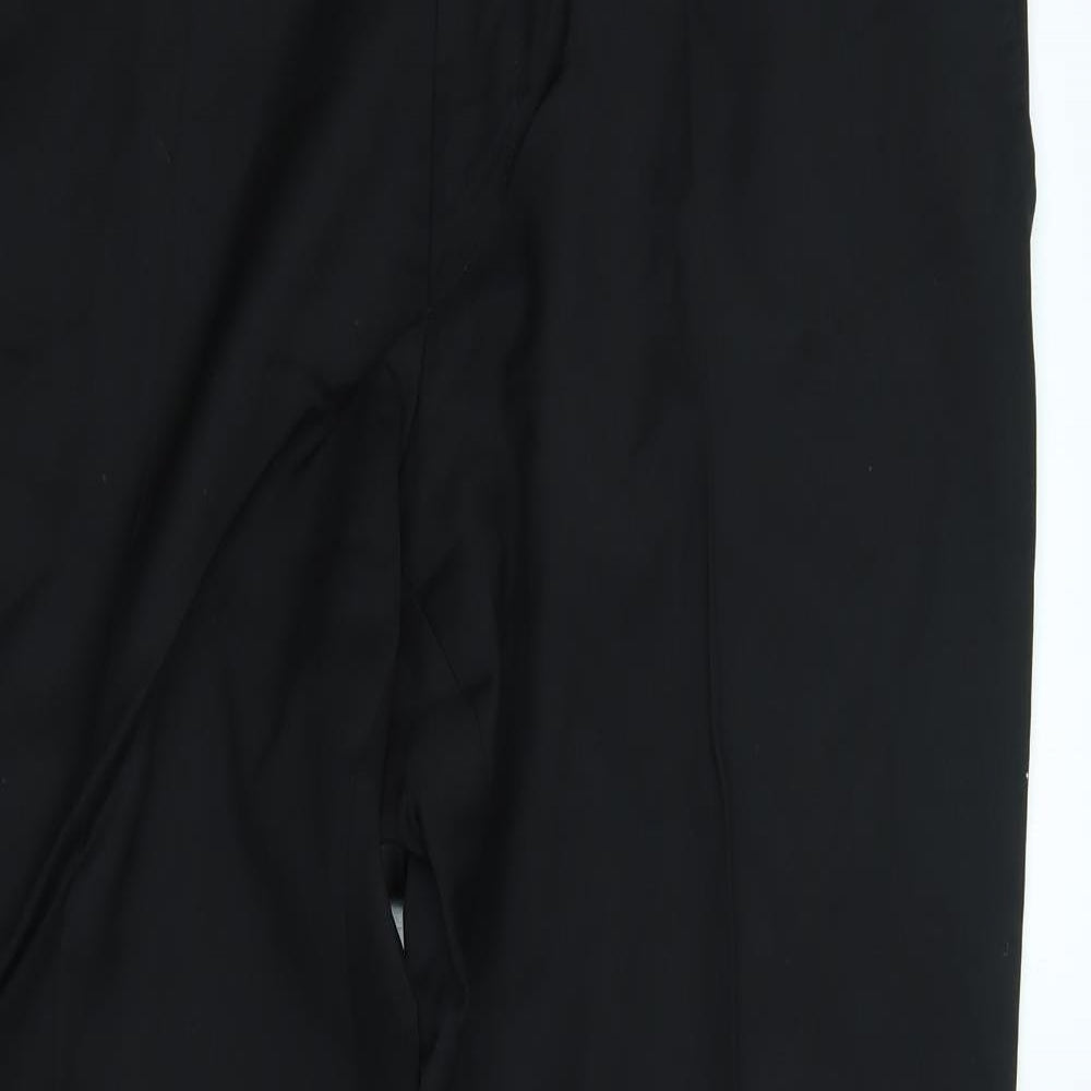 Canali Mens Black   Trousers  Size 34 L29 in