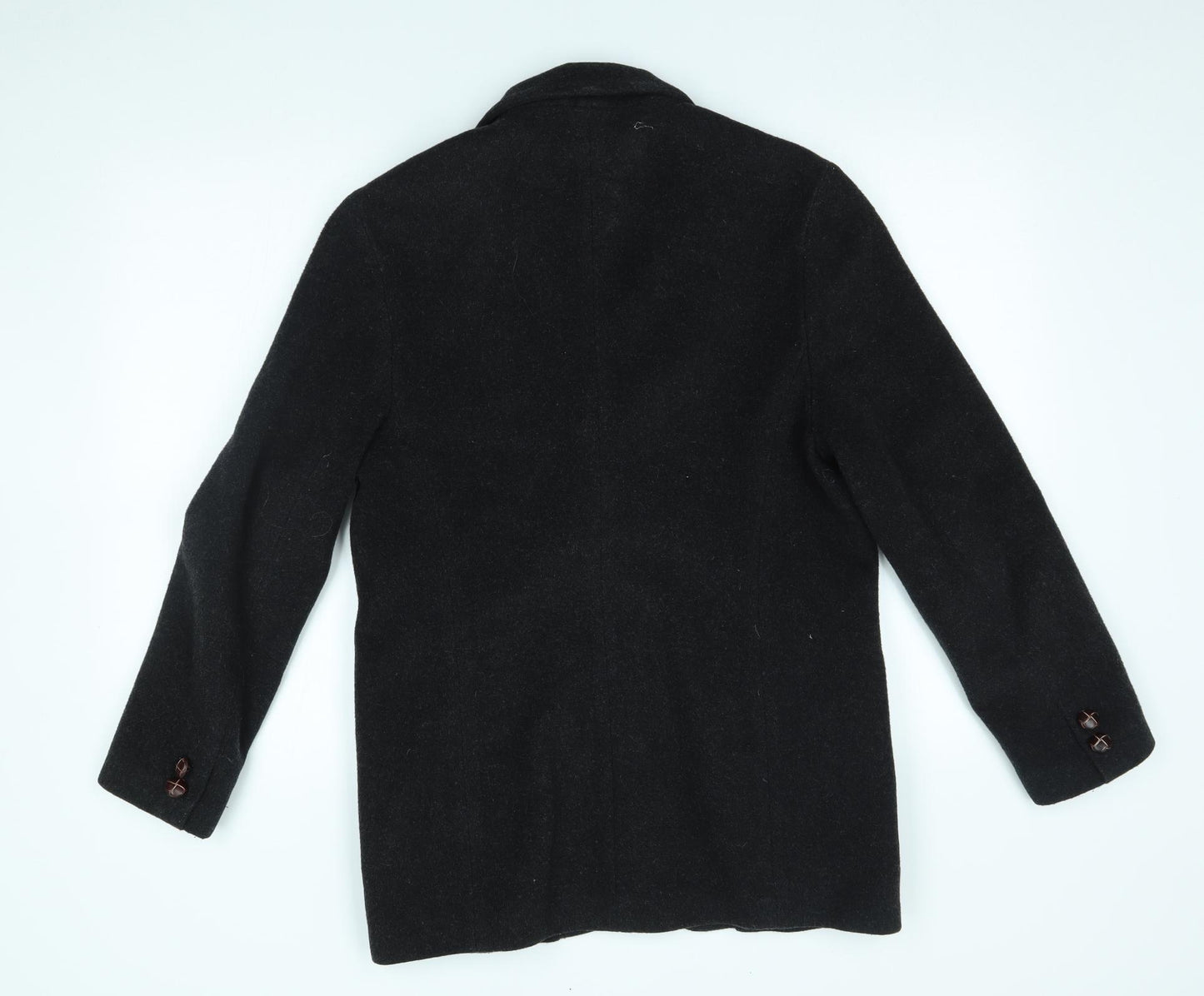 Preworn Womens Grey   Pea Coat Blazer Size 12