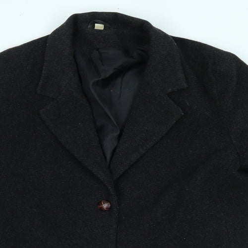 Preworn Womens Grey   Pea Coat Blazer Size 12