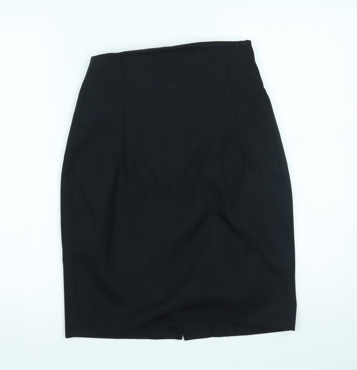MARK ONE Womens Black   Straight & Pencil Skirt Size 12