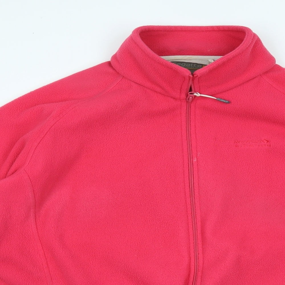 Regatta Womens Pink   Full Zip Sweatshirt Size 18