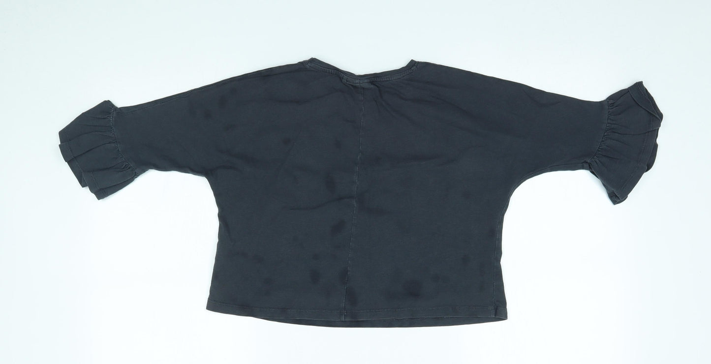 NEXT Girls Grey    Pyjama Top Size 7 Years  - disney, mickey mouse